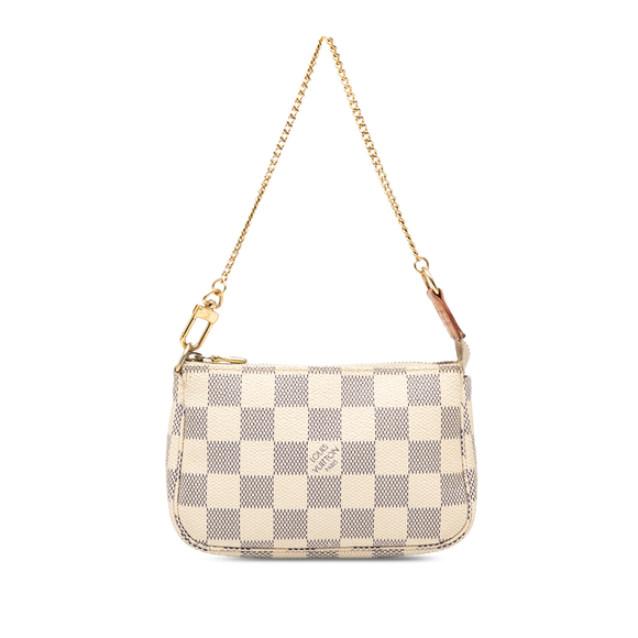 Pre-Loved Louis Vuitton Damier Azur Mini Pochette Accessoires - Picture 1 of 8